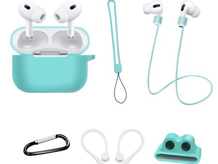 AirPods Pro 2 silicone cover with accessories kit - Mint Green Cheap