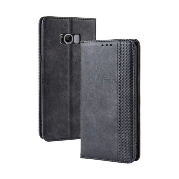 Bofink Vintage Samsung Galaxy S8+ leather case - Black Online