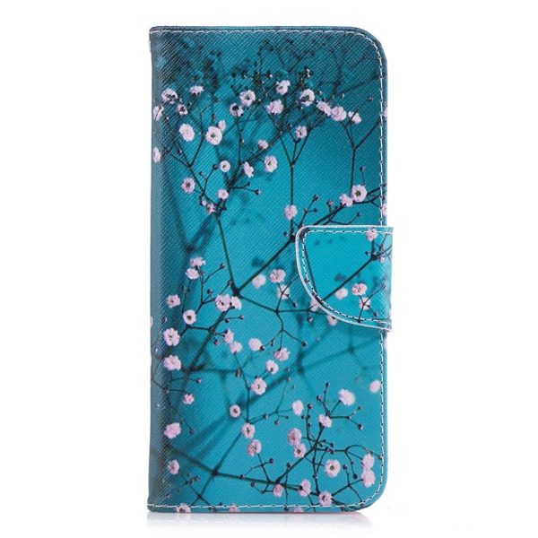 Samsung Galaxy S9 Plus pattern printing leather case - Wintersweet For Cheap