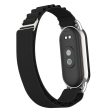 Xiaomi Smart Band 8 nylon strap with silver connector - Black Sale