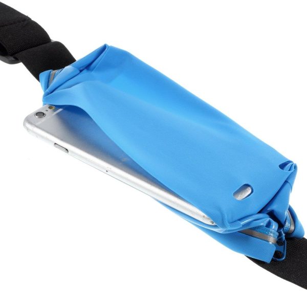 Waist Belt For 5.5 Inch Smartphones 165x85mm - Blue Online