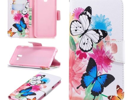 Wonderland Samsung Galaxy J6 Plus (2018) flip case - Butterfly and Flower Online Sale