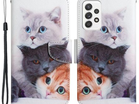 Wonderland Samsung Galaxy A53 5G flip case - Three Cats Supply