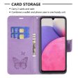 Butterfly Samsung Galaxy A33 5G flip case - Purple Fashion