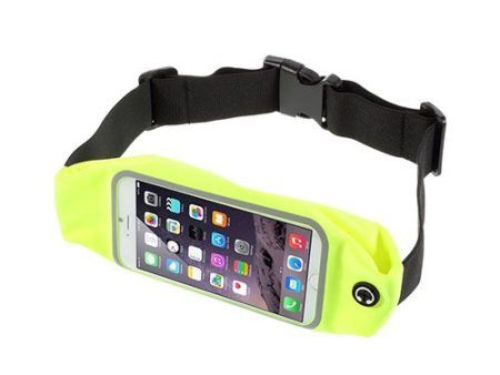 Waist Belt For 5.5 Inch Smartphones 165x85mm - Green Discount