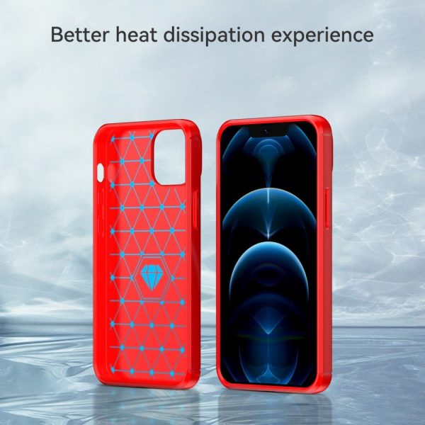 Carbon Flex case - iPhone 13 Mini - Red Online Hot Sale