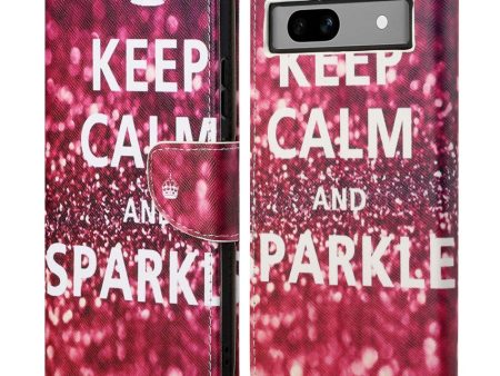 Wonderland Google Pixel 8A flip case - Keep Calm And Sparkle Supply