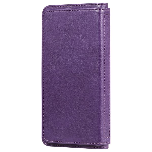 10-slot wallet case for Samsung Galaxy A14 - Purple Online now