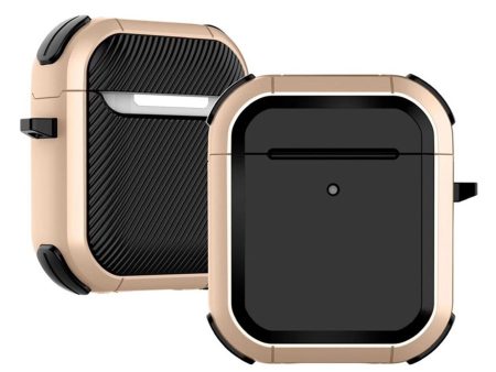 Airpods rubberied case - Gold Hot on Sale