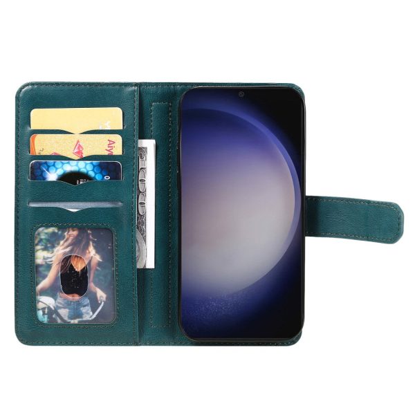 10-slot Samsung Galaxy S24 Plus wallet case - Green Fashion