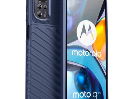 Thunder Motorola Moto G22 case - Blue For Cheap