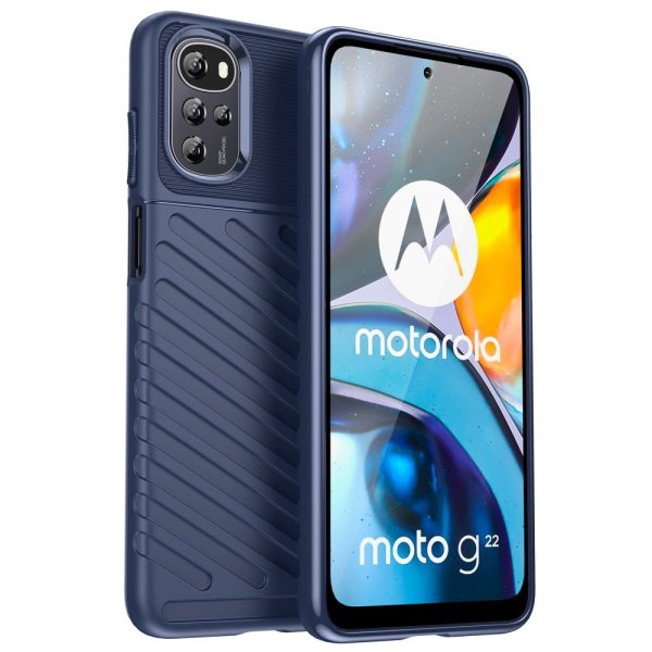 Thunder Motorola Moto G22 case - Blue For Cheap