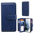 10-slot wallet case for Samsung Galaxy S21 - Dark Blue Discount