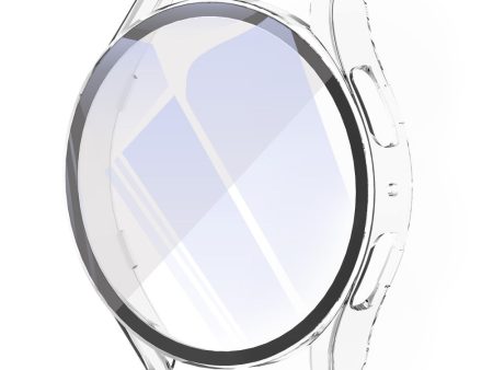 Samsung Galaxy Watch 6 (40mm) cover with tempered glass - Transparent For Sale