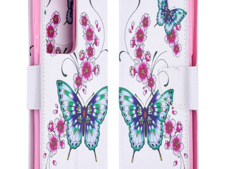 Wonderland Samsung Galaxy S21 Ultra flip case - Green Butterfly Sale