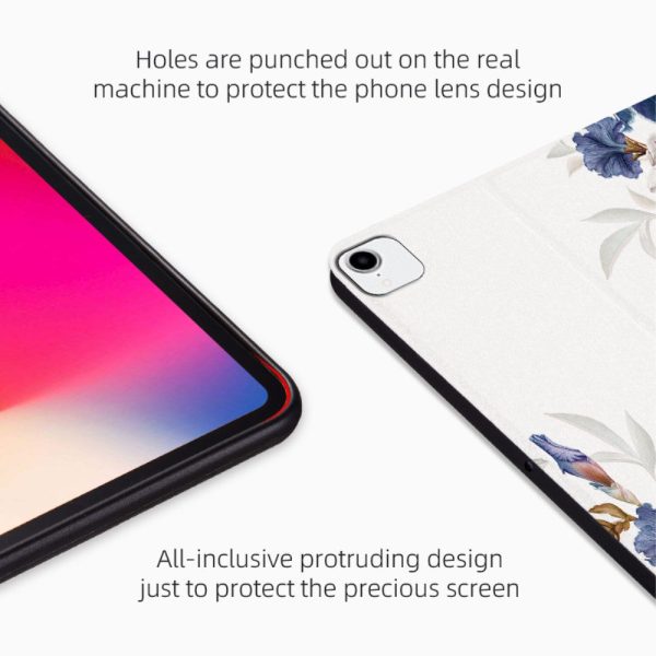 Chinese Rose Printed Tablet Case for Apple iPad Pro 11 (2018-2022) Online Sale