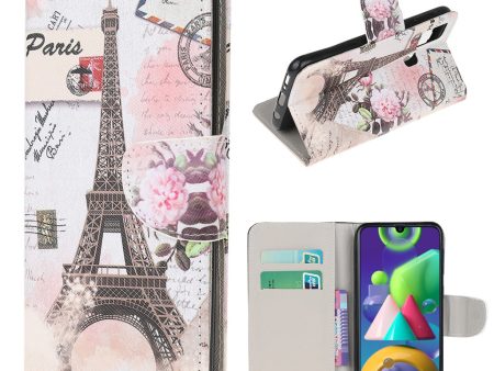 Wonderland Samsung Galaxy M21 flip case - Eiffel Tower Supply