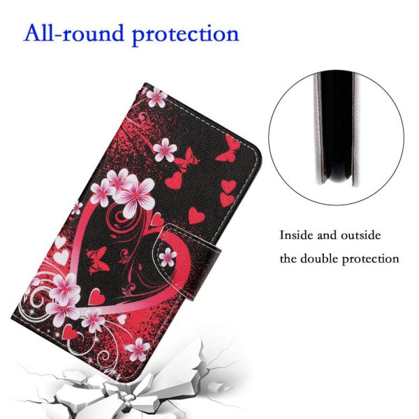 Wonderland Samsung Galaxy S23 flip case - Red Heart Fashion