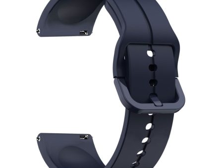 20mm silicone strap for Samsung and Huawei watch - Navy Blue Online Hot Sale