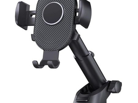 Universal Suction Cup Car Phone Holder with Telescopic Arm and Clamping Force Sale