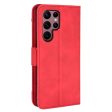 Bofink Vintage Samsung Galaxy S22 Ultra leather case - Red Fashion