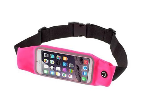 Waist Belt For 5.5 Inch Smartphones 165x85mm - Rose Sale