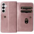 10-slot Samsung Galaxy S24 Plus wallet case - Pink Online Hot Sale