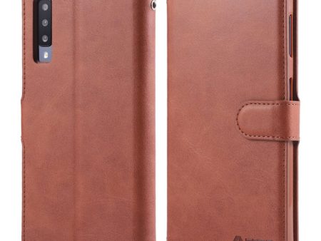 AZNS Samsung Galaxy A50 leather case - Brown Discount