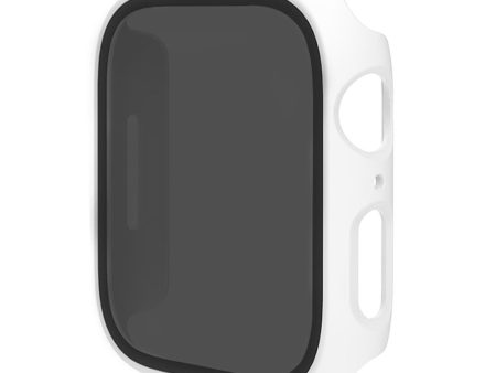 Apple Watch Series 9 45mm integrated cover with tempered glass - White Online Sale