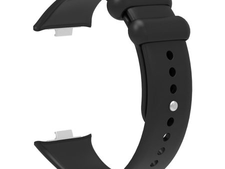 Xiaomi Smart Band 8 Pro   Redmi Watch 4 Watch Strap Silicone Replacement Wristband - Black on Sale