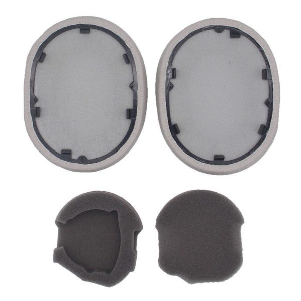 Sony WH-1000XM5 Silicone Ear Cap Earpads with Crowbar - Silver Sale