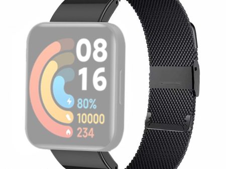 Xiaomi RedMi Watch 2   Watch 2 Lite Mesh Milanese Band Stainless Steel Watch Strap - Black Fashion