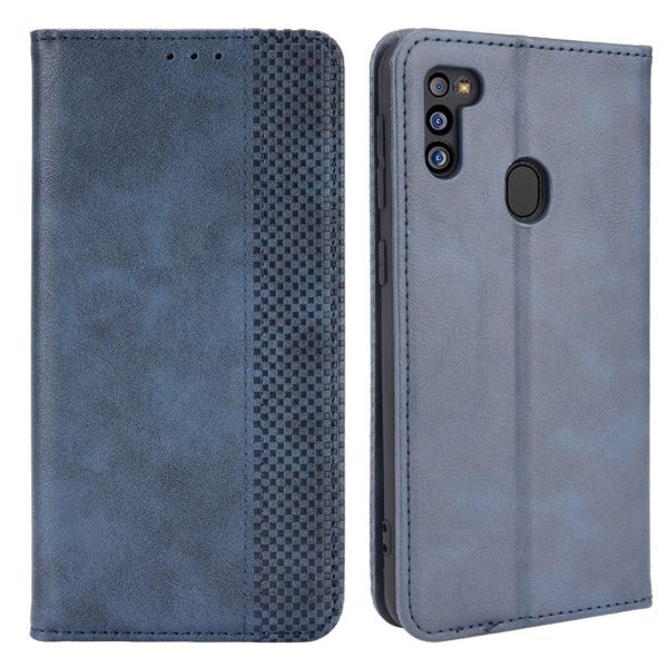 Bofink Vintage Samsung Galaxy M21 2021 leather case - Blue For Cheap