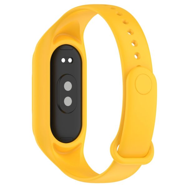 Xiaomi Smart Band 8 silicone strap with integrated cover - Yellow Discount