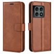 Wallet-style leather case for OnePlus 10 Pro - Light Brown on Sale