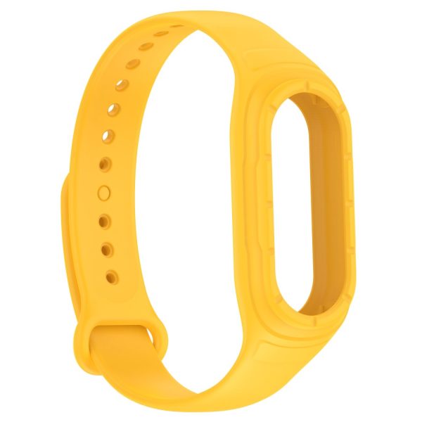 Xiaomi Smart Band 8 silicone strap with integrated cover - Yellow Discount