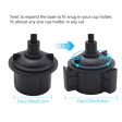 Universal double clip rotatable car phone holder Online Sale