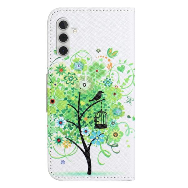 Wonderland Samsung Galaxy A35 flip case - Green Tree on Sale