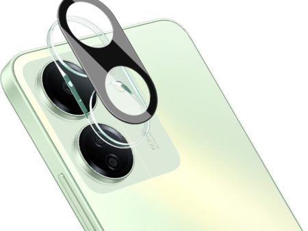 IMAK Xiaomi Redmi 13C   Xiaomi Poco C65 glass camera protector with acrylic lens cap Fashion