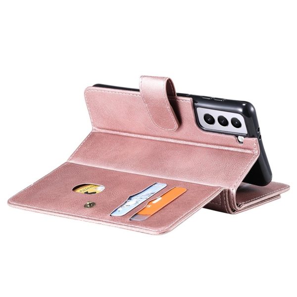 10-slot wallet case for Samsung Galaxy S21 Plus - Rose Gold Online