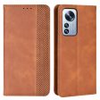 Bofink Vintage Xiaomi 12 Pro leather case - Brown For Sale