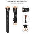 Xiaomi Smart Band 8 Pro Rhinestone Genuine Cow Leather Watch Strap - Black Supply