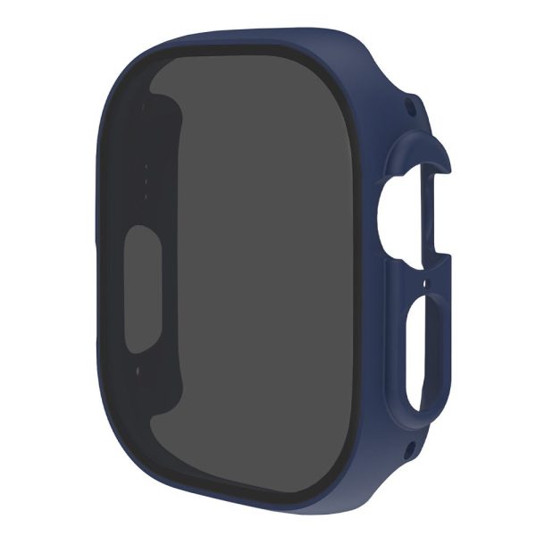 Apple Watch Series 9 41mm protective cover with tempered glass - Midnight Blue Online now