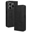 Bofink Vintage Tecno Spark 20 Pro leather case - Black Discount