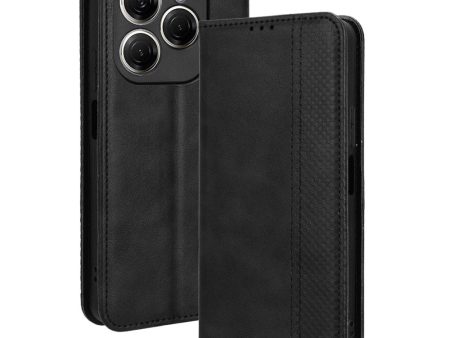 Bofink Vintage Tecno Spark 20 Pro leather case - Black Discount