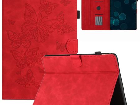 2022 Amazon Kindle 11th Gen - Card Slot Imprinted Pattern Case in Red Hot on Sale