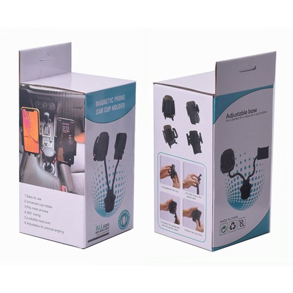 Universal double clip rotatable car phone holder Online Sale