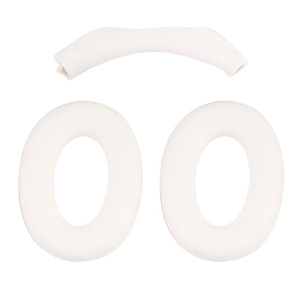 1 Pair Sony WH-CH720N silicone earpad with head band cover - White Online now