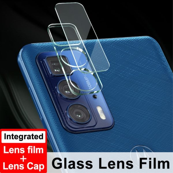 IMAK Motorola Edge 20 Pro tempered glass camera lens film + lens cap Online Hot Sale