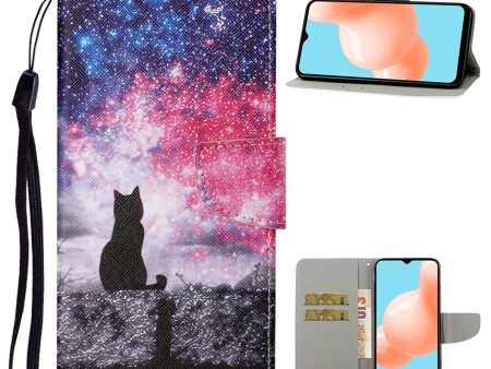 Wonderland Samsung Galaxy A12 5G flip case - Cat Discount